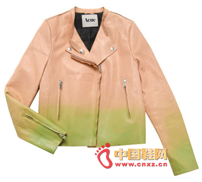 Acne Macy ombr leather biker jacket r(ji)CNY 11,345