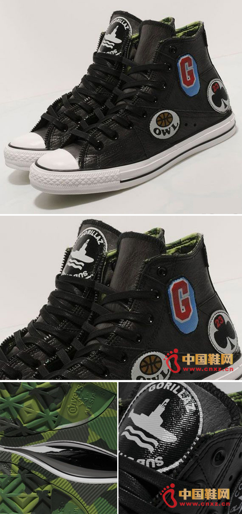 Converse֪(l)F(tun)Gorillaz All Star Hi Motorcycle JacketЬ